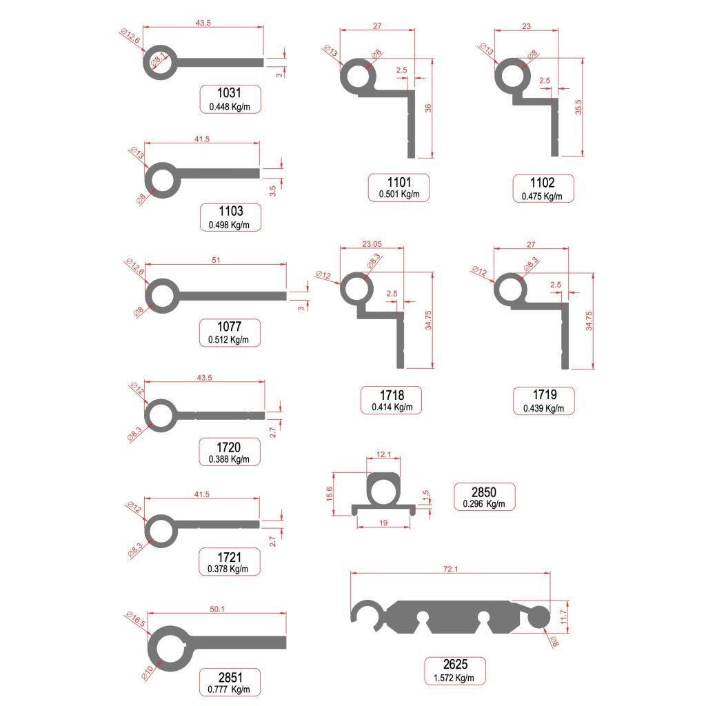 Aluminium Hinge Profiles Aluminium Window Frames UK
